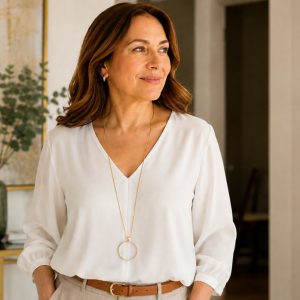 Colgante Lupa para leer, aumento 4x, elegante y discreta